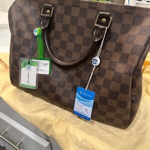 Louie vitton speedy 30 damiere ebene pristine condition!